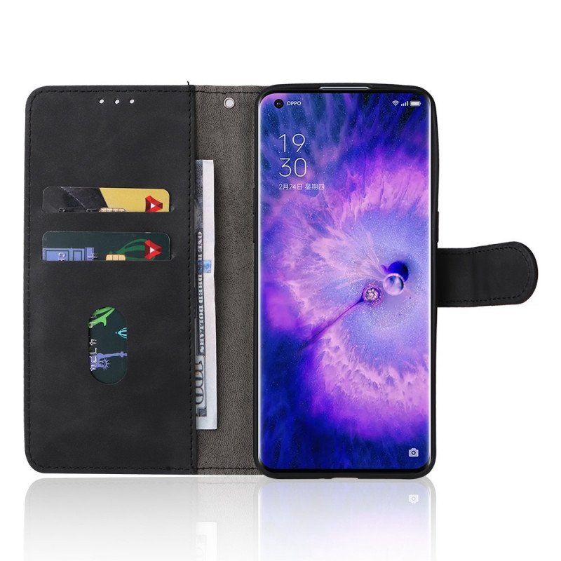 Skórzany Futerał do Oppo Find X5 Pro Zjednoczony Rocznik