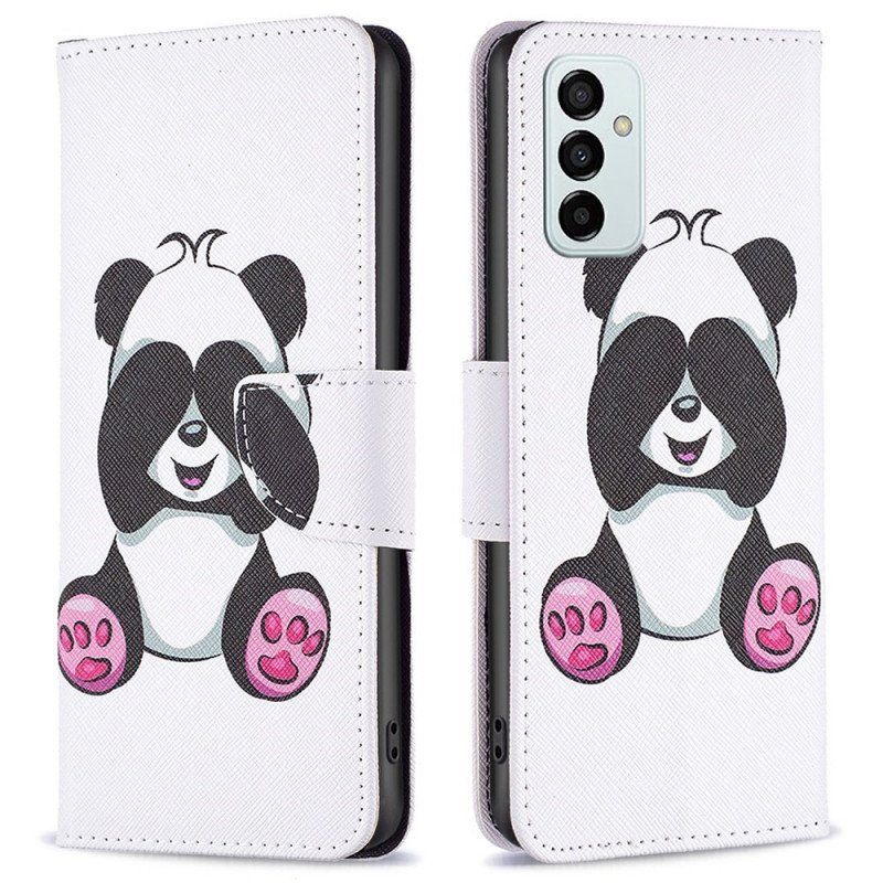 Skórzany Futerał do Samsung Galaxy M23 5G Panda