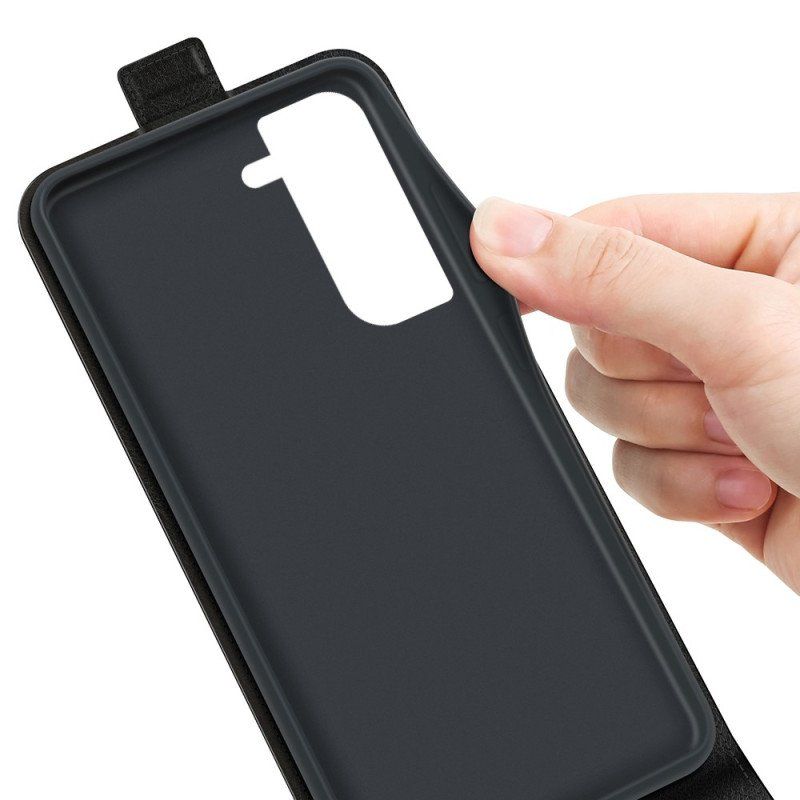 Skórzany Futerał do Samsung Galaxy S23 5G Etui Folio Pionowa Klapa