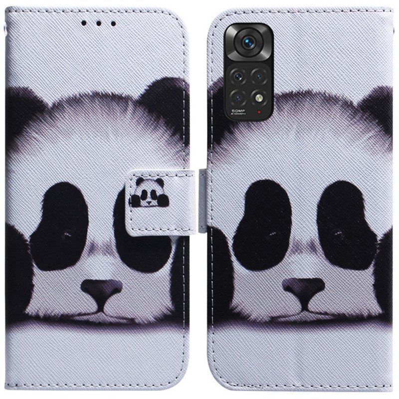 Skórzany Futerał do Xiaomi Redmi Note 11 / 11S Panda